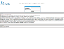 Tablet Screenshot of clientes.airsat.com.ar